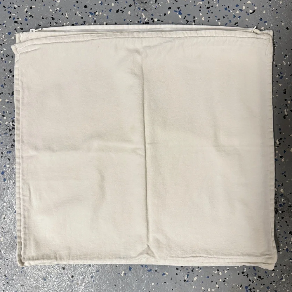 Ikea White 18” x 18” Pillow Covers